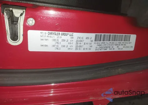 2015 Dodge Grand Caravan Sxt Plus z USA, uszkodzony, nr VIN 2C4RDGCGXFR653768